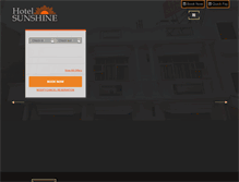 Tablet Screenshot of hotelsunshineharidwar.com